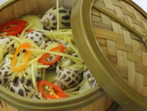 Ốc hương hấp gừng