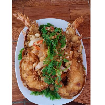 Tôm hùm cháy tỏi