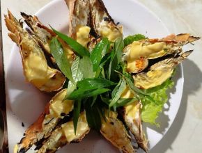 Tôm nướng phô mai