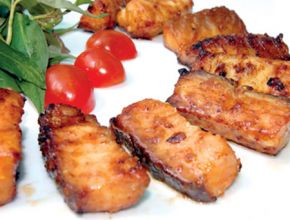 Cá bớp nướng than