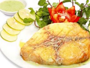 Cá bớp nướng sốt ớt xanh